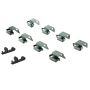 CENTRIC PARTS 300.08840 Centric Premium Semi-Metallic Brake Pads with Shims and Hardware