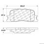 CENTRIC PARTS 300.08850 Centric Premium Semi-Metallic Brake Pads with Shims and Hardware