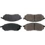 CENTRIC PARTS 300.08880 Centric Premium Semi-Metallic Brake Pads with Shims and Hardware