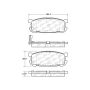 CENTRIC PARTS 300.08910 Centric Premium Semi-Metallic Brake Pads with Shims and Hardware