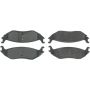 CENTRIC PARTS 300.08980 Centric Premium Semi-Metallic Brake Pads with Shims and Hardware