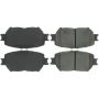 CENTRIC PARTS 300.09080 Centric Premium Semi-Metallic Brake Pads with Shims and Hardware