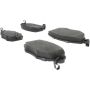 CENTRIC PARTS 300.09100 Centric Premium Semi-Metallic Brake Pads with Shims