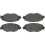 CENTRIC PARTS 300.09100 Centric Premium Semi-Metallic Brake Pads with Shims