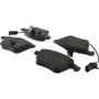 CENTRIC PARTS 300.09150 Centric Premium Semi-Metallic Brake Pads with Shims and Hardware