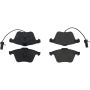 CENTRIC PARTS 300.09150 Centric Premium Semi-Metallic Brake Pads with Shims and Hardware