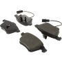 CENTRIC PARTS 300.09151 Centric Premium Semi-Metallic Brake Pads with Shims and Hardware