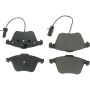 CENTRIC PARTS 300.09151 Centric Premium Semi-Metallic Brake Pads with Shims and Hardware