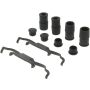 CENTRIC PARTS 300.09350 Centric Premium Semi-Metallic Brake Pads with Shims and Hardware