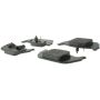CENTRIC PARTS 300.09520 Centric Premium Semi-Metallic Brake Pads with Shims and Hardware