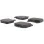 CENTRIC PARTS 300.09610 Centric Premium Semi-Metallic Brake Pads with Shims and Hardware