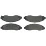 CENTRIC PARTS 300.09620 Centric Premium Semi-Metallic Brake Pads with Shims and Hardware