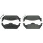 CENTRIC PARTS 300.09630 Centric Premium Semi-Metallic Brake Pads with Shims and Hardware