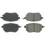 CENTRIC PARTS 300.09690 Centric Premium Semi-Metallic Brake Pads with Shims and Hardware