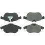 CENTRIC PARTS 300.09720 Centric Premium Semi-Metallic Brake Pads with Shims and Hardware