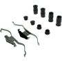 CENTRIC PARTS 300.09721 Centric Premium Semi-Metallic Brake Pads with Shims and Hardware