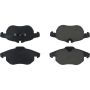 CENTRIC PARTS 300.09722 Centric Premium Semi-Metallic Brake Pads with Shims and Hardware