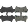 CENTRIC PARTS 300.09770 Centric Premium Semi-Metallic Brake Pads with Shims and Hardware