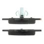 CENTRIC PARTS 300.09800 Centric Premium Semi-Metallic Brake Pads with Shims and Hardware