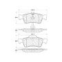 CENTRIC PARTS 300.09860 Centric Premium Semi-Metallic Brake Pads with Shims and Hardware