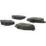 CENTRIC PARTS 300.09870 Centric Premium Semi-Metallic Brake Pads with Shims and Hardware