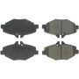 CENTRIC PARTS 300.09870 Centric Premium Semi-Metallic Brake Pads with Shims and Hardware