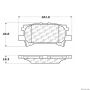 CENTRIC PARTS 300.09960 Centric Premium Semi-Metallic Brake Pads with Shims and Hardware