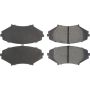 CENTRIC PARTS 300.10090 Centric Premium Semi-Metallic Brake Pads with Shims and Hardware