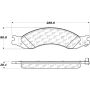 CENTRIC PARTS 300.10100 Centric Premium Semi-Metallic Brake Pads with Shims and Hardware