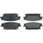 CENTRIC PARTS 300.10200 Centric Premium Semi-Metallic Brake Pads with Shims and Hardware