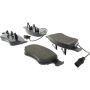 CENTRIC PARTS 300.10240 Centric Premium Semi-Metallic Brake Pads with Shims and Hardware
