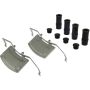 CENTRIC PARTS 300.10240 Centric Premium Semi-Metallic Brake Pads with Shims and Hardware