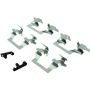 CENTRIC PARTS 300.10280 Centric Premium Semi-Metallic Brake Pads with Shims and Hardware
