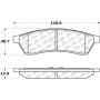 CENTRIC PARTS 300.10300 Centric Premium Semi-Metallic Brake Pads with Shims and Hardware