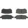 CENTRIC PARTS 300.10370 Centric Premium Semi-Metallic Brake Pads with Shims and Hardware