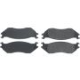 CENTRIC PARTS 300.10450 Centric Premium Semi-Metallic Brake Pads with Shims and Hardware