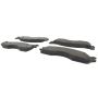 CENTRIC PARTS 300.10540 Centric Premium Semi-Metallic Brake Pads with Shims and Hardware