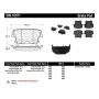CENTRIC PARTS 300.10571 Centric Premium Semi-Metallic Brake Pads with Shims and Hardware