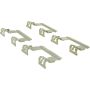 CENTRIC PARTS 300.10571 Centric Premium Semi-Metallic Brake Pads with Shims and Hardware