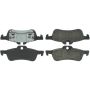 CENTRIC PARTS 300.10600 Centric Premium Semi-Metallic Brake Pads with Shims and Hardware