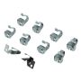 CENTRIC PARTS 300.10680 Centric Premium Semi-Metallic Brake Pads with Shims and Hardware