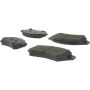 CENTRIC PARTS 300.10750 Centric Premium Semi-Metallic Brake Pads with Shims and Hardware