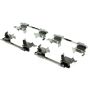 CENTRIC PARTS 300.10750 Centric Premium Semi-Metallic Brake Pads with Shims and Hardware