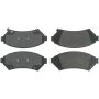 CENTRIC PARTS 300.10760 Centric Premium Semi-Metallic Brake Pads with Shims and Hardware