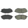 CENTRIC PARTS 300.10780 Centric Premium Semi-Metallic Brake Pads with Shims and Hardware