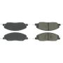 CENTRIC PARTS 300.10810 Centric Premium Semi-Metallic Brake Pads with Shims and Hardware
