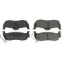 CENTRIC PARTS 300.10870 Centric Premium Semi-Metallic Brake Pads with Shims and Hardware