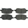 CENTRIC PARTS 300.10930 Centric Premium Semi-Metallic Brake Pads with Shims and Hardware