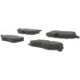 CENTRIC PARTS 300.10980 Centric Premium Semi-Metallic Brake Pads with Shims and Hardware