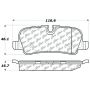 CENTRIC PARTS 300.10990 Centric Premium Semi-Metallic Brake Pads with Shims and Hardware